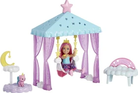 Mattel Barbie - Chelsea mit Fantasy-Pflegespielset