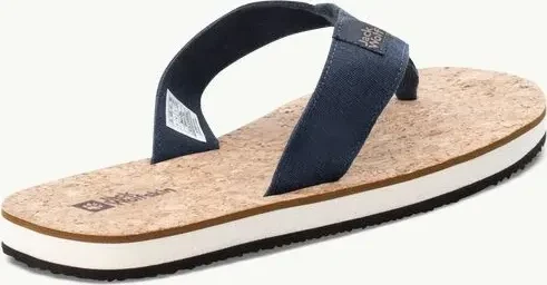 Jack Wolfskin Ecostride 2 Slipper blue/cork (Herren)