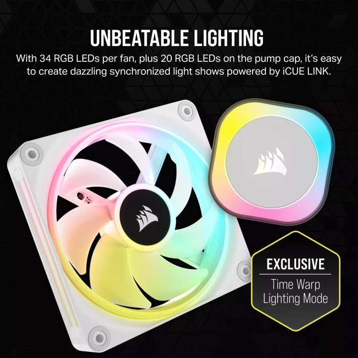 Corsair iCUE LINK H100i RGB, weiß