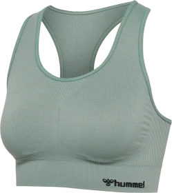 hummel Seamless Sports Top Funktionsshirt ärmellos chinois green (Damen)