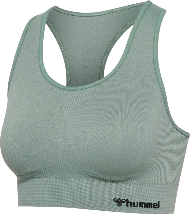 hummel Seamless Sports Top Funktionsshirt ärmellos chinois green (Damen)