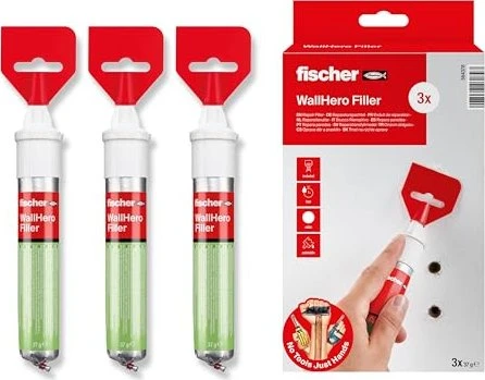 fischer Reparaturspachtel, 111g (3x 37g)