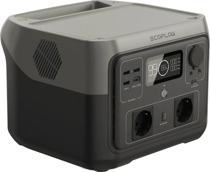 EcoFlow River 2 Max Power Station Solargenerator, 512Wh