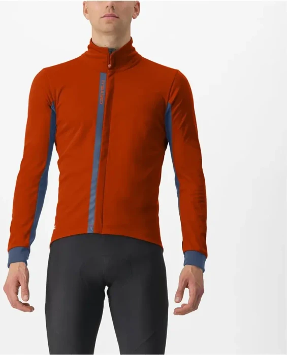 Castelli Entrata Fahrradjacke red ochre/twilight blue (Herren)