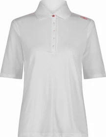 CMP Stretch Pique Uni Poloshirt kurzarm weiß (Damen)