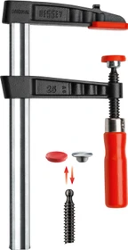 Bessey TG100S12 Temperguss-Schraubzwinge, 1000/120mm