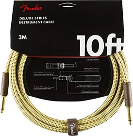 Fender Deluxe Series Instrument Cable Tweed Straight 3.0m