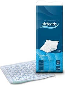 Attends Cover-Dri Plus Bettschutzeinlage, 60x90cm, 50 Stück