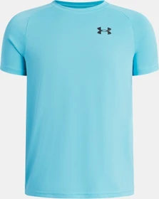 Under Armour Tech 2.0 Funktionsshirt kurzarm fresco blue/black (Junior)