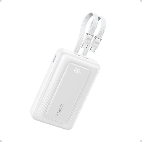Anker Zolo Power Bank (20K, Built-In USB-C) weiß