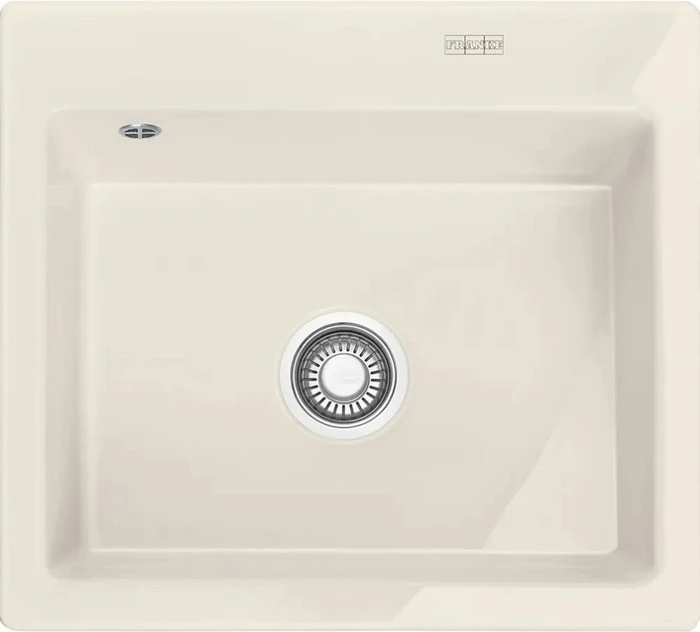 Franke Mythos MTK 610-58 Einbau Becken mittig mit Ablauffernbedienung magnolia (124.0335.844)