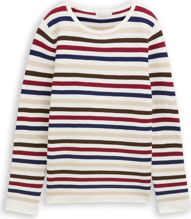 Tom Tailor Rundhalsausschnitt Strickpullover red brown ottoman (Damen)