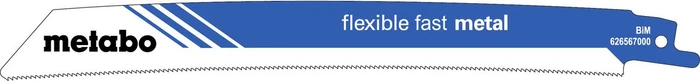 Metabo Flexible Fast Metal BiM Säbelsägeblatt 18TPI, 225x0.9mm, 5 Stück