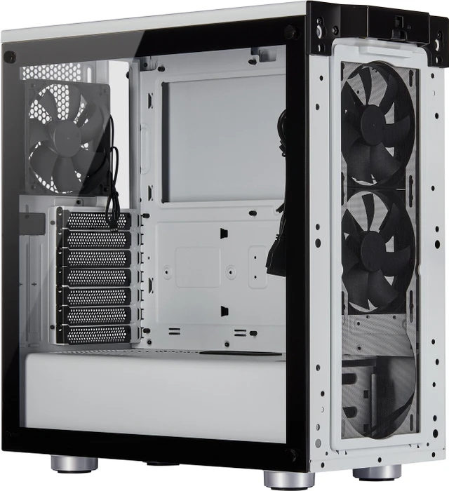Corsair Carbide Series 275R Airflow, weiß, Glasfenster