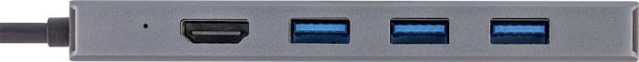InLine Multifunktions-Hub + Card Reader, 3x USB-A 3.0, HDMI, SD Card, PD 100W, USB-C 3.0 [Stecker]