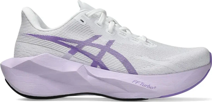 Asics Novablast 6 white/murasaki (Damen)