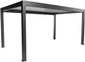 Biohort Pergola 5x3 dunkelgrau-metallic/weiß