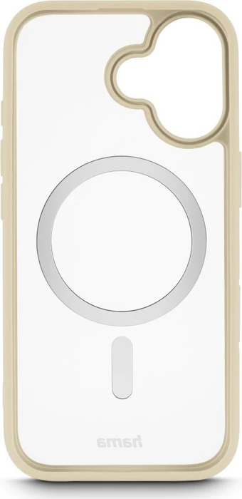 Hama Handyhülle Frame Protect magnetisch für Apple iPhone 17 transparent/beige