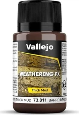 Vallejo Weathering Effects Thick Mud brown, 40ml