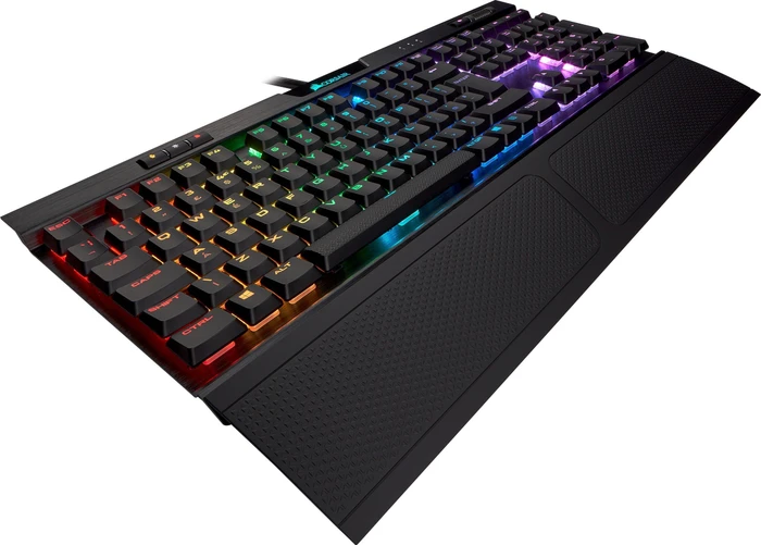 Corsair Gaming K70 RGB MK.2 Low Profile Rapidfire, MX LOW PROFILE RGB SPEED, USB, UK
