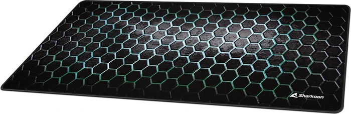 Sharkoon Skiller SGP30 XXL Mesh, Gaming Mouse Mat, dunkelgrau/türkis