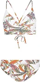 O'Neill Baay Maoi Bikini-Set white tropical flower (Damen)