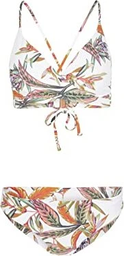 O'Neill Baay Maoi Bikini-Set white tropical flower (Damen)