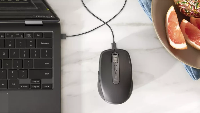 Logitech MX Anywhere 3S Graphite, schwarz, Logi Bolt, USB/Bluetooth