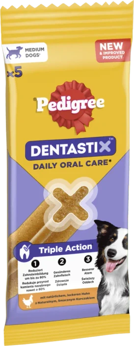 Pedigree Dentastix, Daily Oral Care mittelgroße Hunde, 5 Stück