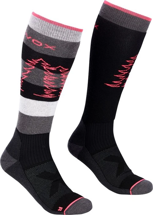 Ortovox Freeride Long Socken black raven (Damen)