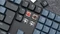 Keychron K5 Pro, schwarz/blau, LEDs RGB, hot-swap, Gateron LOW PROFILE 2.0 BROWN, USB/Bluetooth, DE Vorschaubild