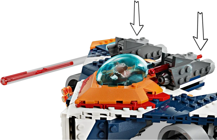 LEGO Marvel Super Heroes Spielset - Rockets Raumschiff vs. Ronan