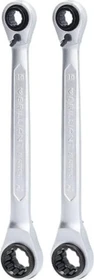 Brilliant Tools 4in1 Doppelringratschenschlüssel, 10/13/17/19x220mm