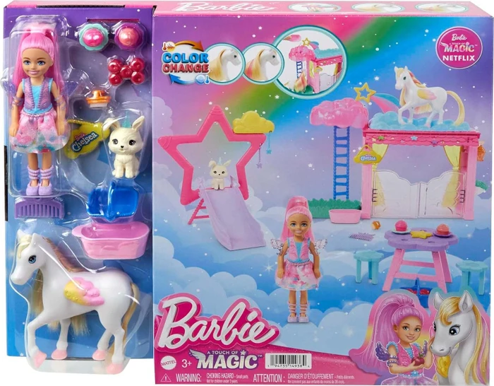 Mattel Barbie - A Touch Of Magic - Chelsea & Pegasus Spielset