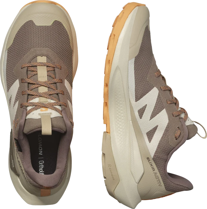 Salomon Elixir Activ Low GTX falcon/white pepper/papaya (Damen)