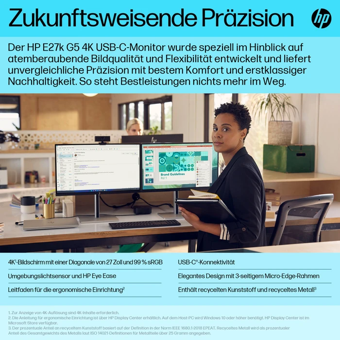 HP E27k G5, 3 Jahre Garantie, 27"