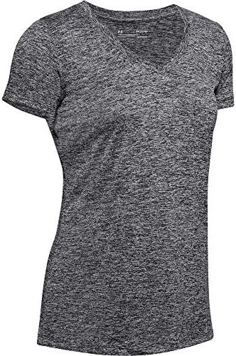 Under Armour Tech V Twist Funktionsshirt kurzarm schwarz (Damen)