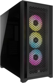Corsair iCue 5000D RGB Airflow, schwarz, Glasfenster