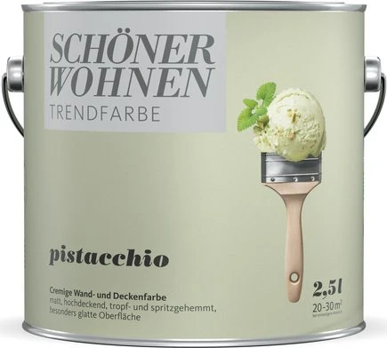 Schöner Wohnen Trendfarben innen pistacchio matt, 2.5l
