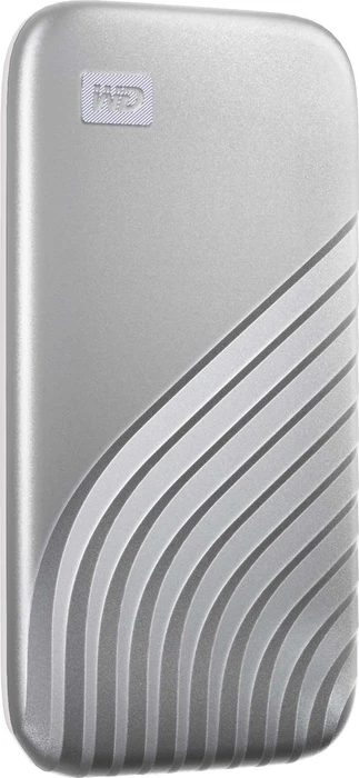 Western Digital WD My Passport SSD, silber, 2TB, USB-C 3.1