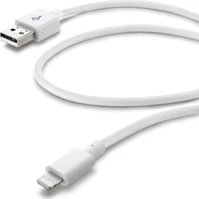 Cellularline Power Cable Lightning 1.2m weiß