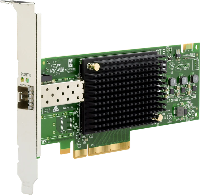 HPE SN1610E 32Gb FC HBA Single Port, SFP+, PCIe 4.0 x8