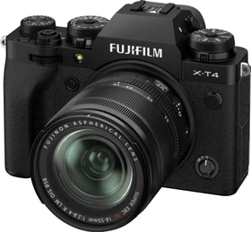 Fujifilm X-T4 schwarz mit Objektiv Fujinon XF 18-55mm 2.8-4.0 R LM OIS