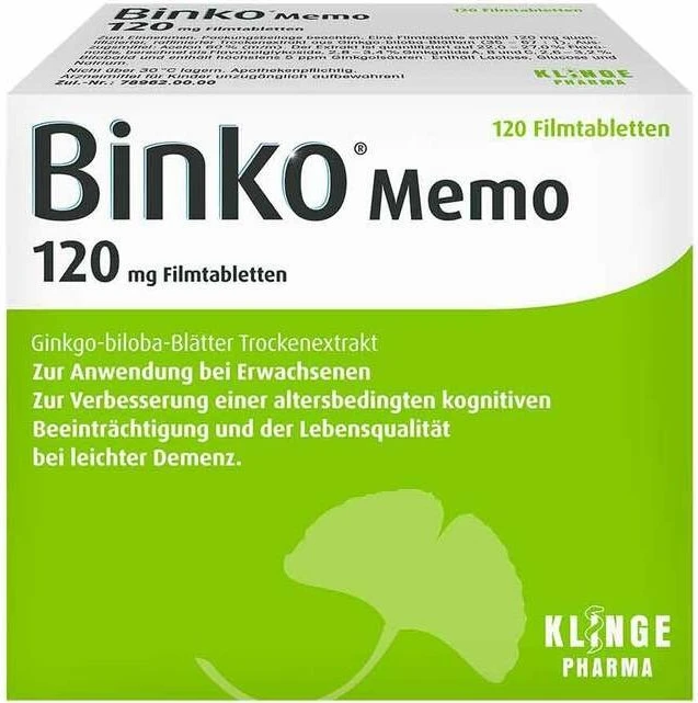 Binko Memo 120 mg Filmtabletten, 120 St