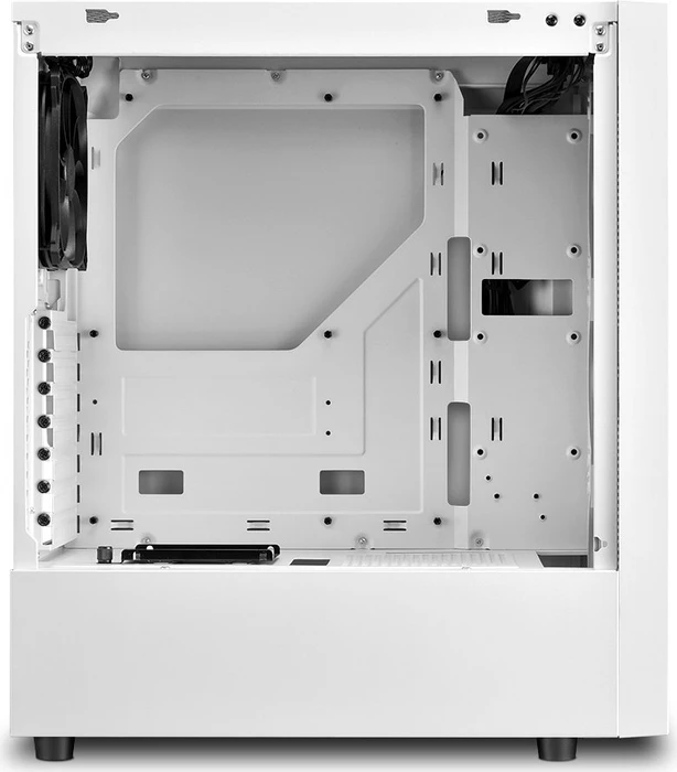 Sharkoon RGB Slider White, weiß, Glasfenster