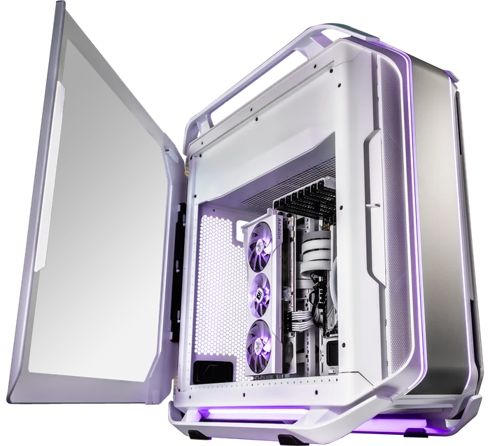 Cooler Master Cosmos C700M White, weiß, Glasfenster