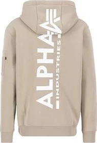 Alpha Industries Back Print Zip Hoodie vintage sand (Herren)