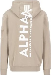 Alpha Industries Back Print Zip Hoodie vintage sand (Herren)