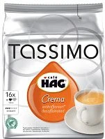 Tassimo T-Disc Kaffee Hag Crema Kaffeekapseln, 32 Stück (2x 16 Stück)