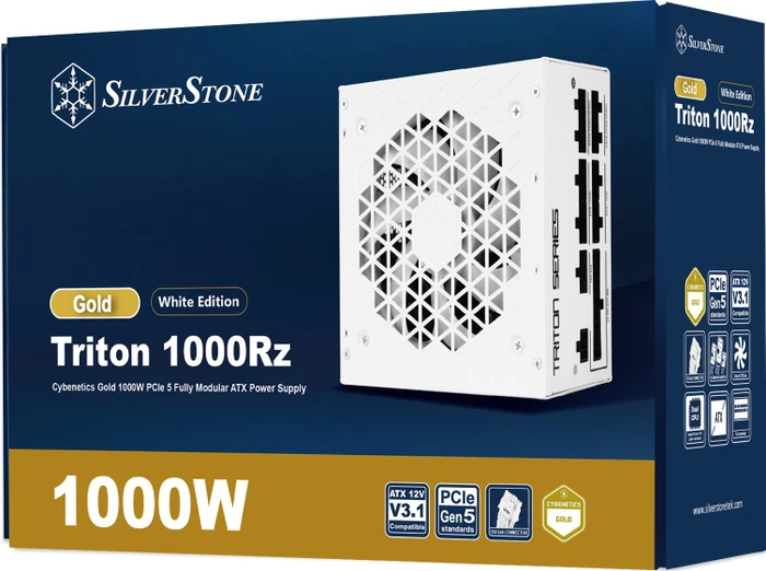 SilverStone Triton 1000Rz White Edition 1000W, ATX 3.1